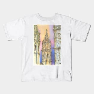 Jerónimos Monastery. Lisbon towers. torres Kids T-Shirt